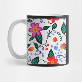 Ojibwe Floral Pattern | Native American Floral Design Mug